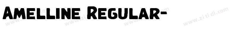 Amelline Regular字体转换
